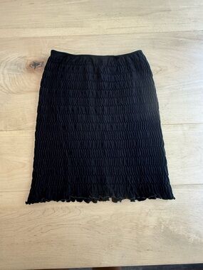 Anthro seamless smocked mini